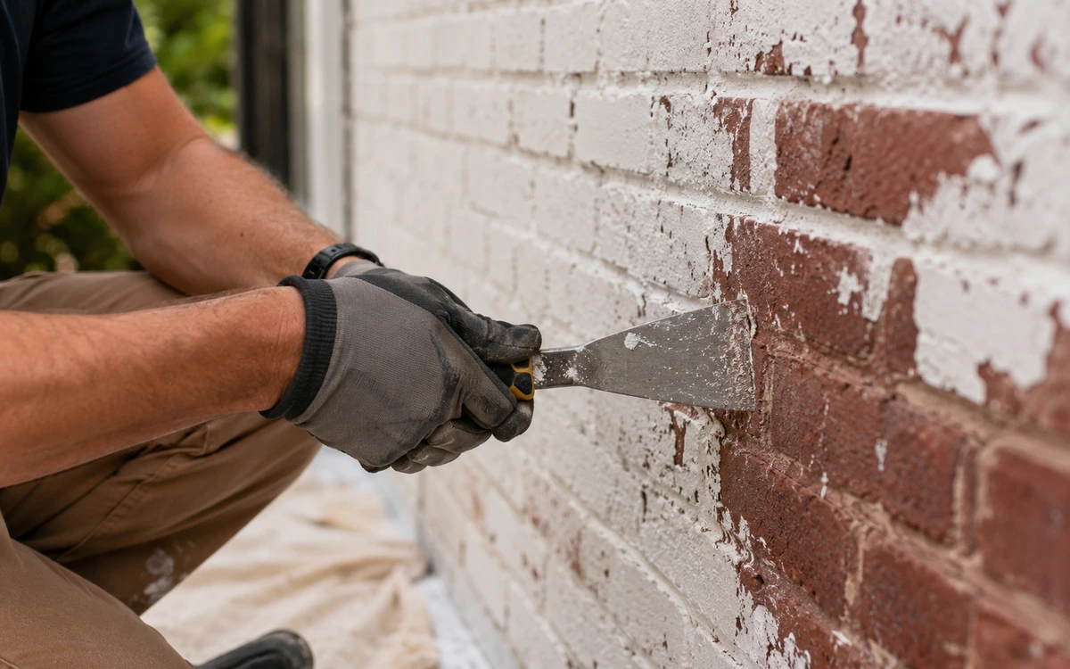 Brick paint removal contractor